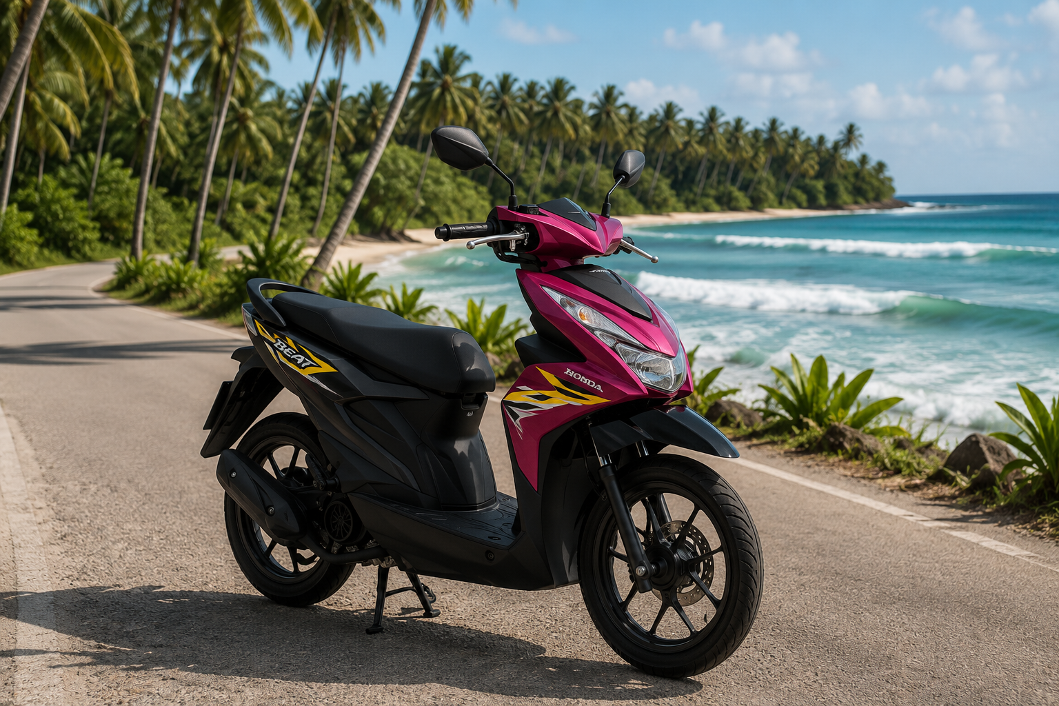 Honda Beat 110cc scooter rental Siargao