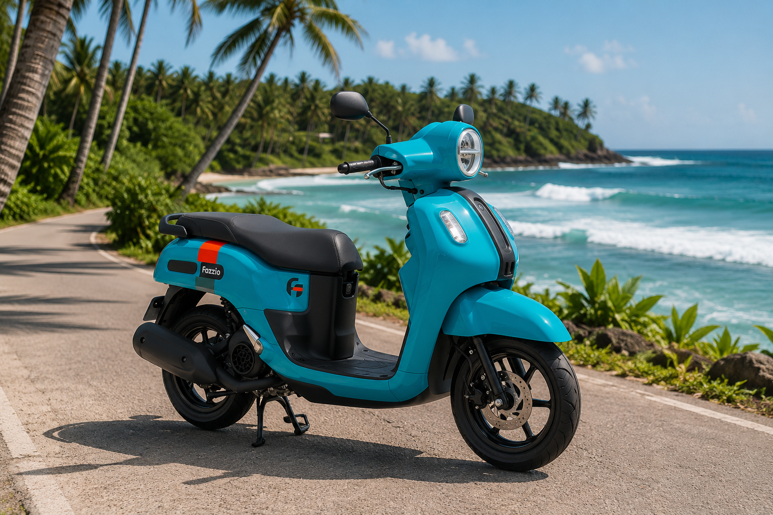 Yamaha Fazzio 125cc scooter rental Siargao